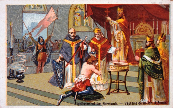 Baptism of Rollo, 912 CE
